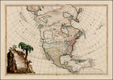 North America Map By Jean Janvier