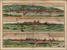 Germany Map By Georg Braun  &  Frans Hogenberg