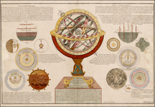 Celestial Maps and Curiosities Map By Nicolas de Fer  &  Guillaume Danet