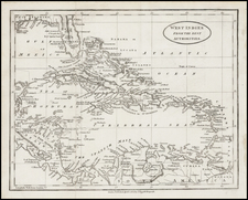 Caribbean Map By Thomas Tegg