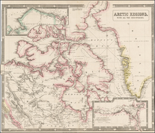 Polar Maps, Alaska and Canada Map By George Philip & Son