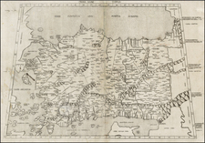 Cyprus, Turkey & Asia Minor and Balearic Islands Map By Claudius Ptolemy