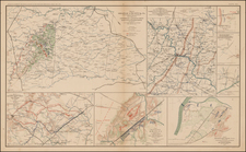 South and Southeast Map By Julius Bien & Co.