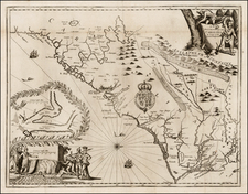 Southeast Map By John Ogilby - James Moxon