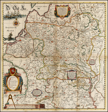 Poland, Russia, Ukraine and Baltic Countries Map By Willem Janszoon Blaeu / Hessel Gerritsz