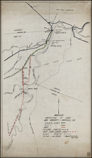 California Map By Southern Pacific Railroad Company