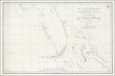 Florida and Caribbean Map By Direccion Hidrografica de Madrid