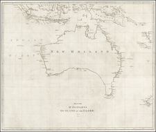 Australia Map By Thomas Pennant