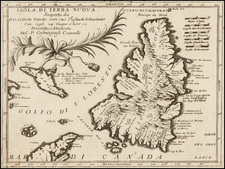 Canada Map By Vincenzo Maria Coronelli