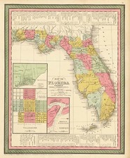 Southeast Map By Thomas, Cowperthwait & Co.