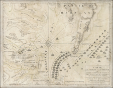 Mid-Atlantic and Southeast Map By Jacques Esnauts  &  Michel Rapilly