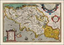 Italy Map By Abraham Ortelius