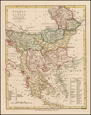 Balkans, Turkey, Mediterranean and Greece Map By Robert Wilkinson