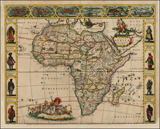 Africa and Africa Map By Frederick De Wit