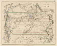 Southwest and Rocky Mountains Map By Henry Darwin Rogers  &  Alexander Keith Johnston