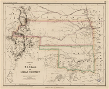 Texas, Plains, Southwest and Rocky Mountains Map By Henry Darwin Rogers  &  Alexander Keith Johnston