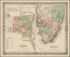 Southeast Map By Joseph Hutchins Colton