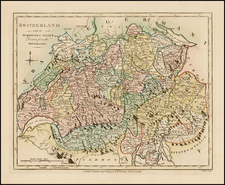 Switzerland Map By Robert Wilkinson