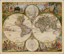 World and World Map By Frederick De Wit