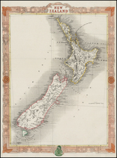 New Zealand Map By John Rapkin