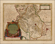 Italy Map By Henricus Hondius