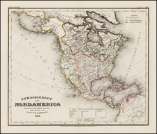 North America Map By Joseph Meyer