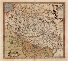 France Map By  Gerard Mercator