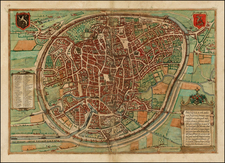  Map By Georg Braun  &  Frans Hogenberg