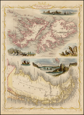 South America Map By John Tallis