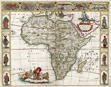 Africa and Africa Map By Frederick De Wit