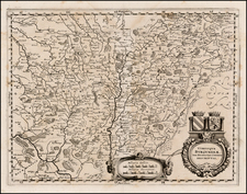 France Map By Matthaus Merian