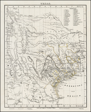 Texas Map By Carl Flemming