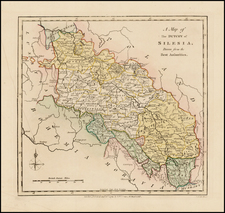 Poland and Czech Republic & Slovakia Map By Robert Wilkinson