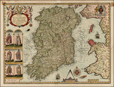 Ireland Map By John Speed