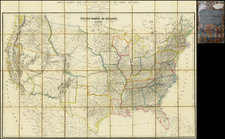 United States and North America Map By Lienhart Holle