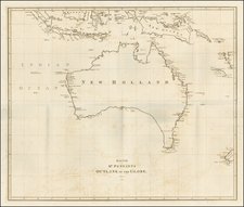 Australia Map By Thomas Pennant