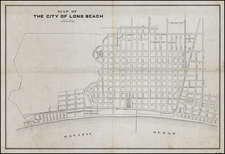 California Map By Santa Fe Railroad