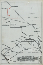 California Map By Pacific Electric Railway