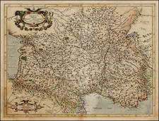 France Map By  Gerard Mercator