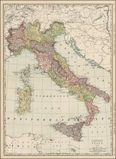 Italy Map By Rand McNally & Company