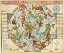 Celestial Maps Map By Johann Gabriele Doppelmayr