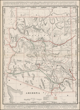 Southwest Map By George F. Cram