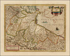 Italy Map By Henricus Hondius