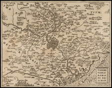 Italy Map By Abraham Ortelius