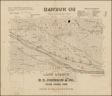 Plains and Nebraska Map By Everts & Kirk