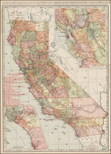 California Map By William Rand  &  Andrew McNally