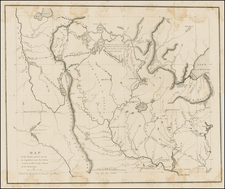 Midwest and Plains Map By Henry Schoolcraft