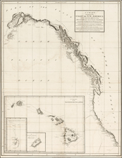 Alaska and California Map By George Vancouver