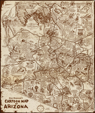 Southwest Map By Reginald Manning