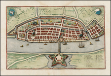 Netherlands Map By Matheus Merian